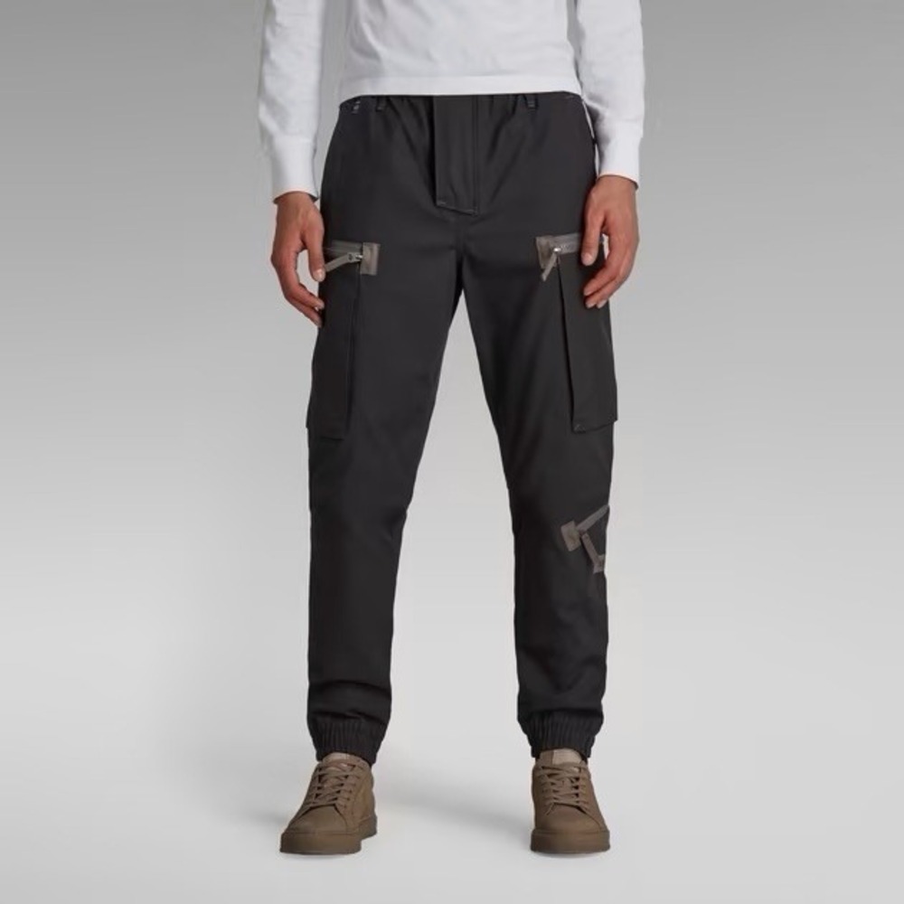 NWOT Men's G-Star Raw Flight RCT Cargo Jogger Pants Size 33 Grey